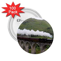 Glenfinnan Viaduct 1 2 25  Buttons (100 Pack)  by trendistuff