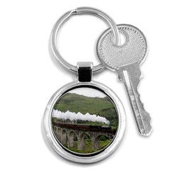 Glenfinnan Viaduct 1 Key Chains (round)  by trendistuff