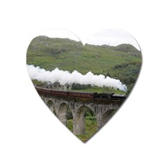 Glenfinnan Viaduct 1 Heart Magnet by trendistuff