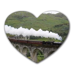 Glenfinnan Viaduct 1 Heart Mousepads by trendistuff