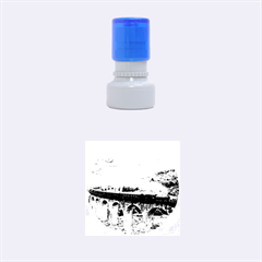 Glenfinnan Viaduct 1 Rubber Round Stamps (small) by trendistuff