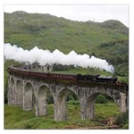 GLENFINNAN VIADUCT 1 Large Satin Scarf (Square) Front