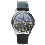 EIFFEL TOWER 2 Round Metal Watches Front