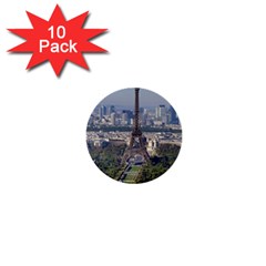 Eiffel Tower 2 1  Mini Buttons (10 Pack) 