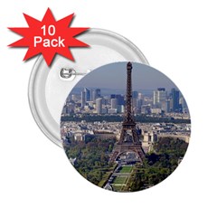 Eiffel Tower 2 2 25  Buttons (10 Pack)  by trendistuff