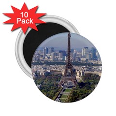 Eiffel Tower 2 2 25  Magnets (10 Pack)  by trendistuff