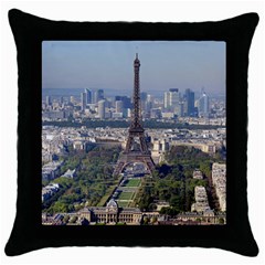 Eiffel Tower 2 Throw Pillow Cases (black) by trendistuff