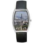 EIFFEL TOWER 2 Barrel Metal Watches Front