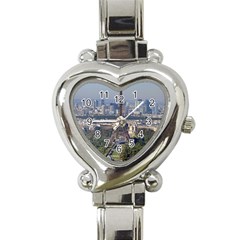 Eiffel Tower 2 Heart Italian Charm Watch by trendistuff