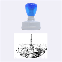 Eiffel Tower 2 Rubber Oval Stamps by trendistuff