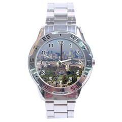 Eiffel Tower 2 Stainless Steel Men s Watch by trendistuff