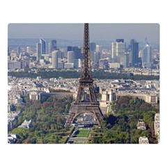 Eiffel Tower 2 Double Sided Flano Blanket (large) 