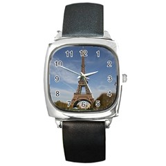 Eiffel Tower Square Metal Watches by trendistuff