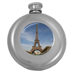 Eiffel Tower Round Hip Flask (5 Oz) by trendistuff