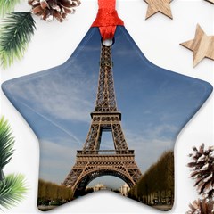 Eiffel Tower Star Ornament (two Sides)  by trendistuff