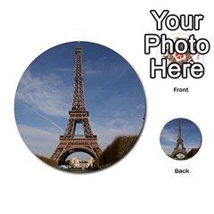 Eiffel Tower Multi-purpose Cards (round) 