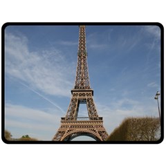 Eiffel Tower Fleece Blanket (large)  by trendistuff