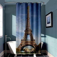 Eiffel Tower Shower Curtain 36  X 72  (stall) 