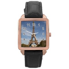 Eiffel Tower Rose Gold Watches by trendistuff