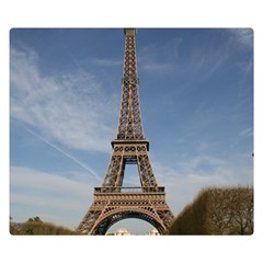 Eiffel Tower Double Sided Flano Blanket (small)  by trendistuff