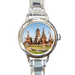 CHAIWATTHANARAM Round Italian Charm Watches