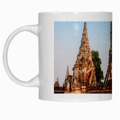 Chaiwatthanaram White Mugs by trendistuff