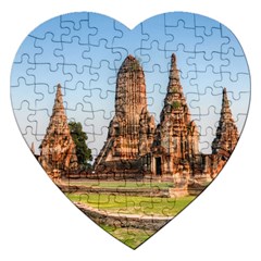 Chaiwatthanaram Jigsaw Puzzle (heart) by trendistuff