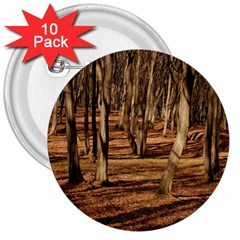 Wood Shadows 3  Buttons (10 Pack)  by trendistuff