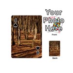 WOOD SHADOWS Playing Cards 54 (Mini)  Front - Spade4