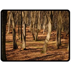 Wood Shadows Double Sided Fleece Blanket (large) 