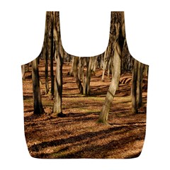 Wood Shadows Full Print Recycle Bags (l) 