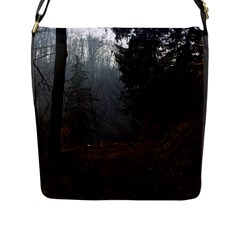 Twilight Road Flap Messenger Bag (l)  by trendistuff