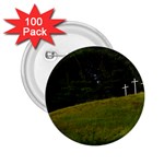 THREE CROSSES ON A HILL 2.25  Buttons (100 pack) 