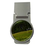 THREE CROSSES ON A HILL Money Clips (Round) 