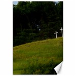 THREE CROSSES ON A HILL Canvas 12  x 18   11.88 x17.36  Canvas - 1