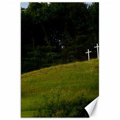 Three Crosses On A Hill Canvas 20  X 30   by trendistuff