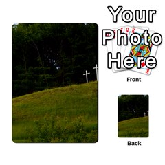 Three Crosses On A Hill Multi-purpose Cards (rectangle)  by trendistuff