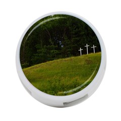 Three Crosses On A Hill 4-port Usb Hub (two Sides)  by trendistuff