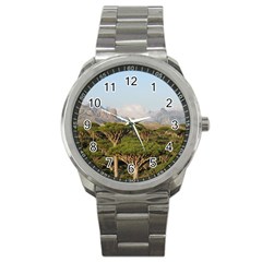 Socotra, Yemen Sport Metal Watches by trendistuff