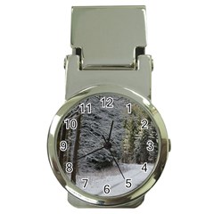 Snow On Road Money Clip Watches by trendistuff