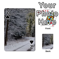 Snow On Road Playing Cards 54 Designs  by trendistuff