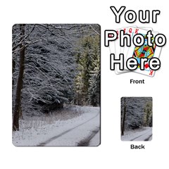 Snow On Road Multi-purpose Cards (rectangle)  by trendistuff