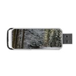 SNOW ON ROAD Portable USB Flash (One Side) Front