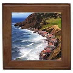 Scotland Crovie Framed Tiles by trendistuff