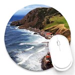 SCOTLAND CROVIE Round Mousepads