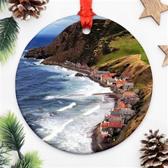 Scotland Crovie Ornament (round)  by trendistuff