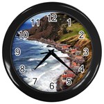 SCOTLAND CROVIE Wall Clocks (Black)