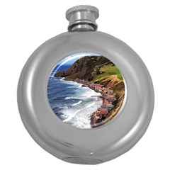 Scotland Crovie Round Hip Flask (5 Oz) by trendistuff