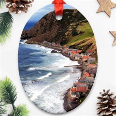 Scotland Crovie Oval Ornament (two Sides) by trendistuff