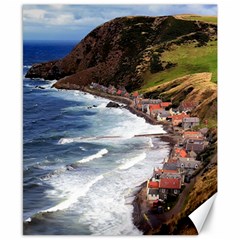 Scotland Crovie Canvas 8  X 10  by trendistuff